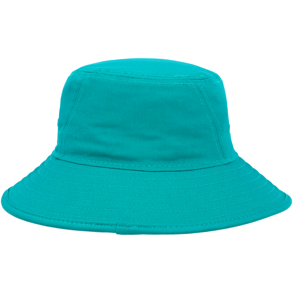 Miami Dolphins New Era Throwback Logo Main Bucket Hat - Aqua