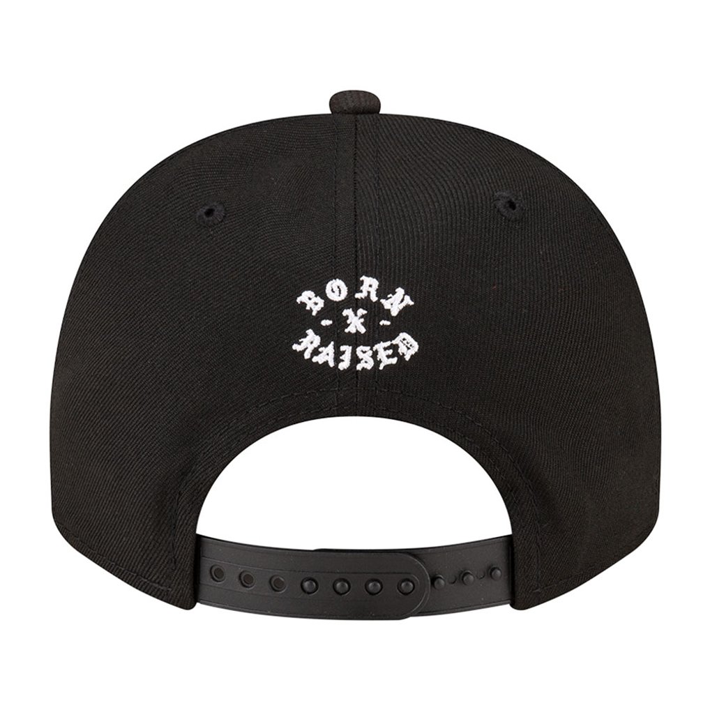  Miami Dolphins New Era Born x Raised A-Frame 9FIFTY Snapback Hat - Black