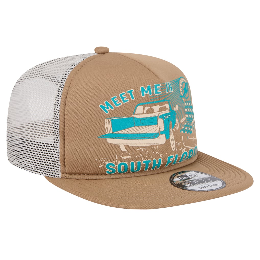 Miami Dolphins New Era Meet Me 9FIFTY Snapback Hat - Tan