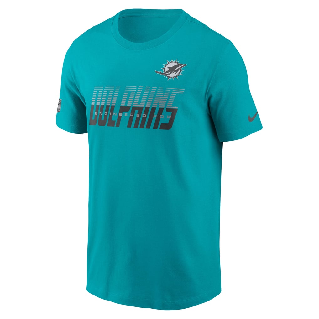 Miami Dolphins Nike Sideline Dri-FIT T-Shirt - Aqua