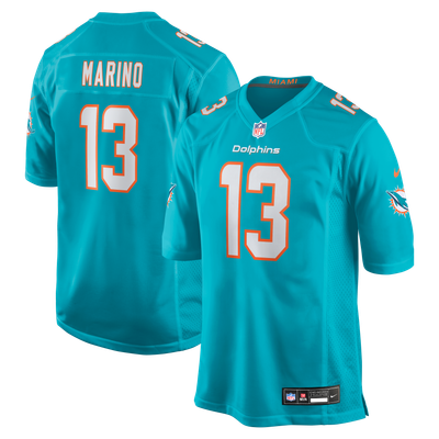 Dan Marino Miami Dolphins Nike Game Retired Player Jersey - Aqua