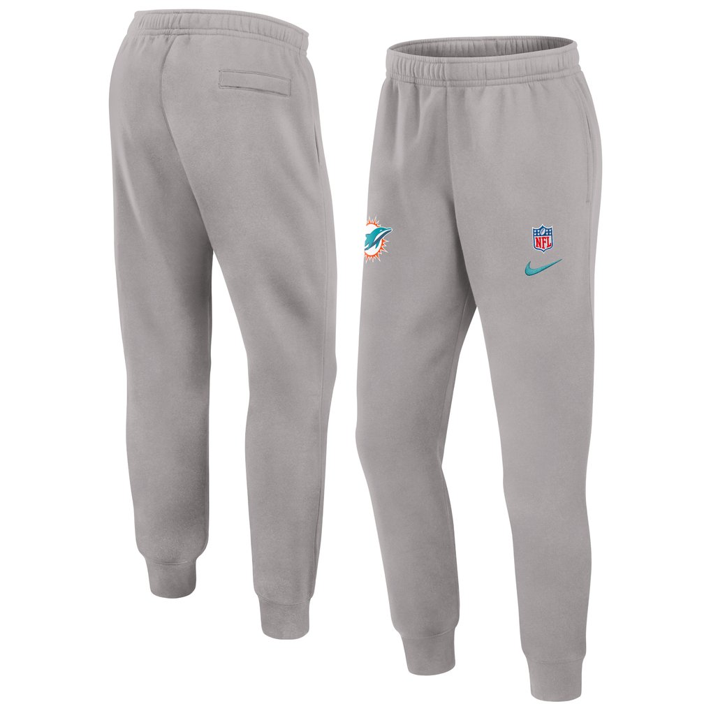 Miami Dolphins Nike 2024 Sideline Club Pants - Gray