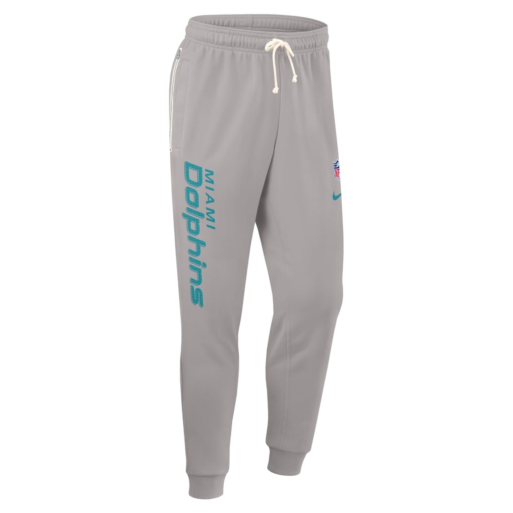 Miami Dolphins Nike Sideline Standard Issue Ground Game Dri-FIT Taper Pants - Gray