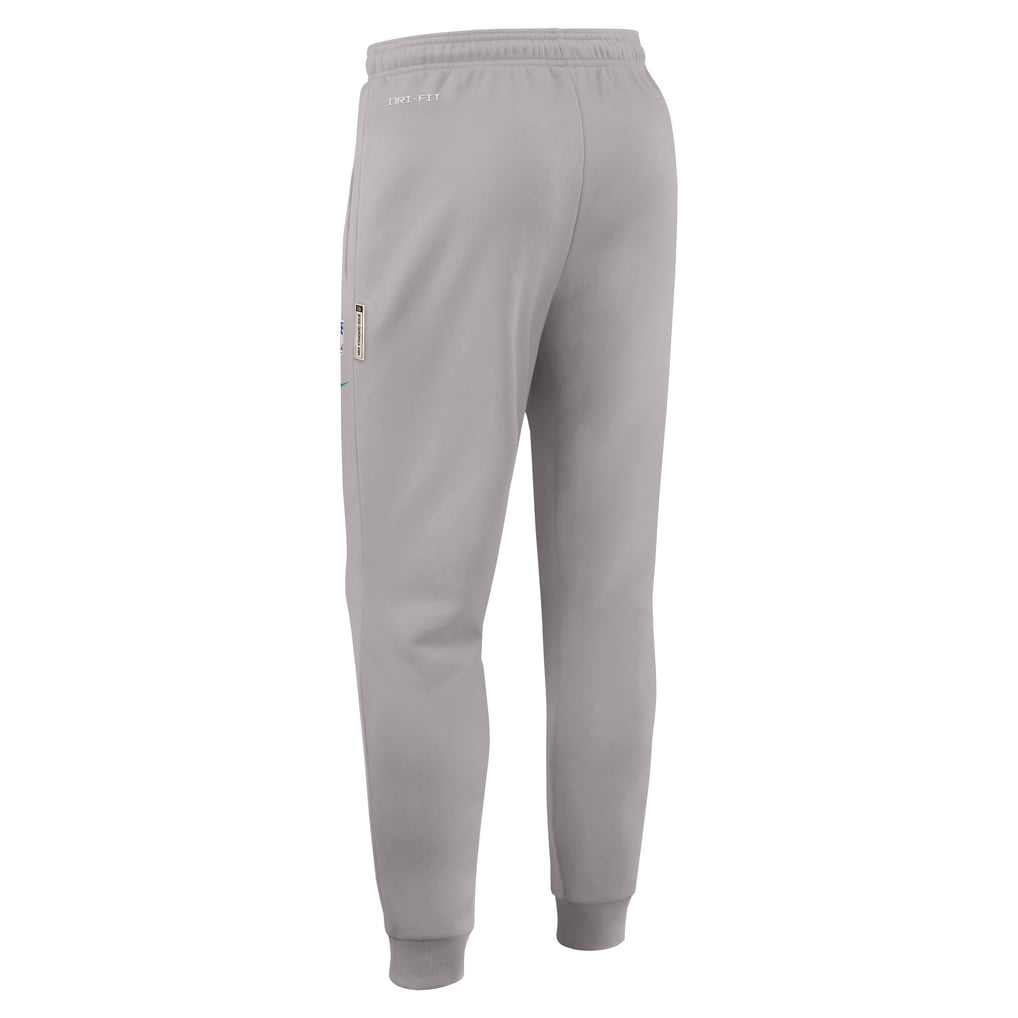 Miami Dolphins Nike Sideline Standard Issue Ground Game Dri-FIT Taper Pants - Gray