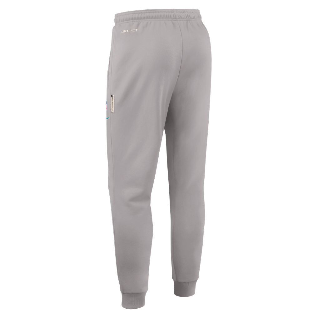 Miami Dolphins Nike Sideline Standard Issue Touchback Kick Dri-FIT Taper Pants - Gray