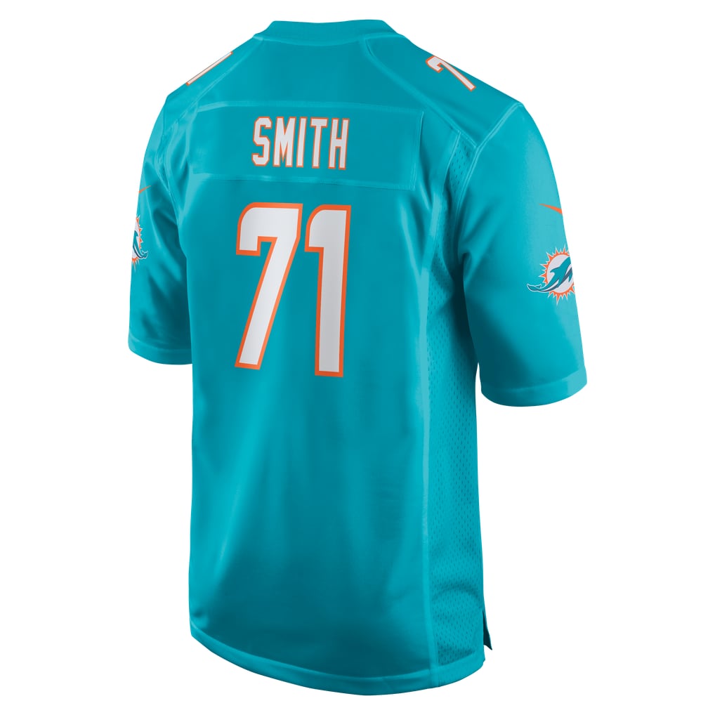 Kion Smith Miami Dolphins Nike  Game Jersey -  Aqua