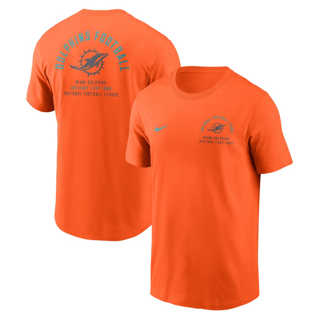 Miami Dolphins Nike Split Logo T-Shirt - Orange
