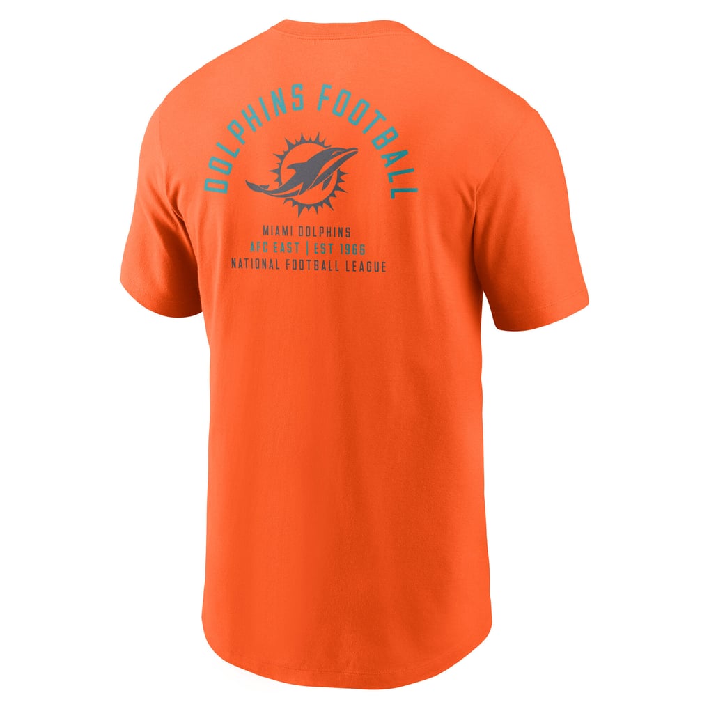 Miami Dolphins Nike Split Logo T-Shirt - Orange