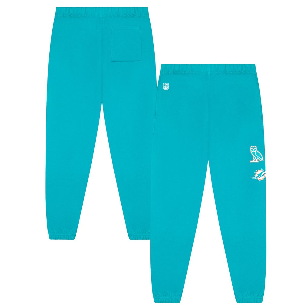 Miami Dolphins OVO Sweatpants - Aqua