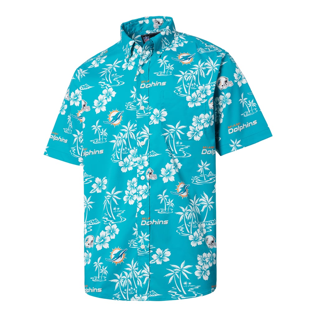 Miami Dolphins Reyn Spooner Kekai Button-Up Shirt - Aqua