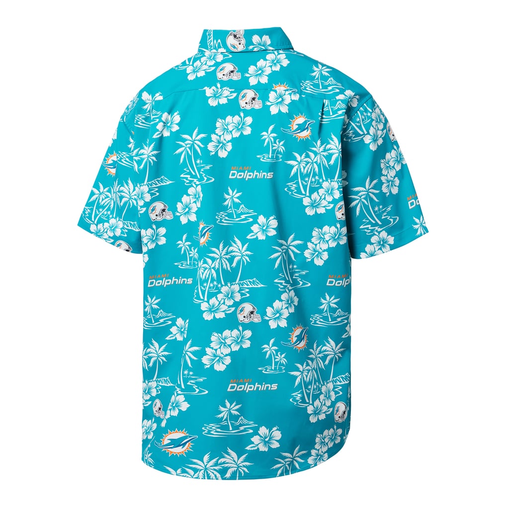 Miami Dolphins Reyn Spooner Kekai Button-Up Shirt - Aqua