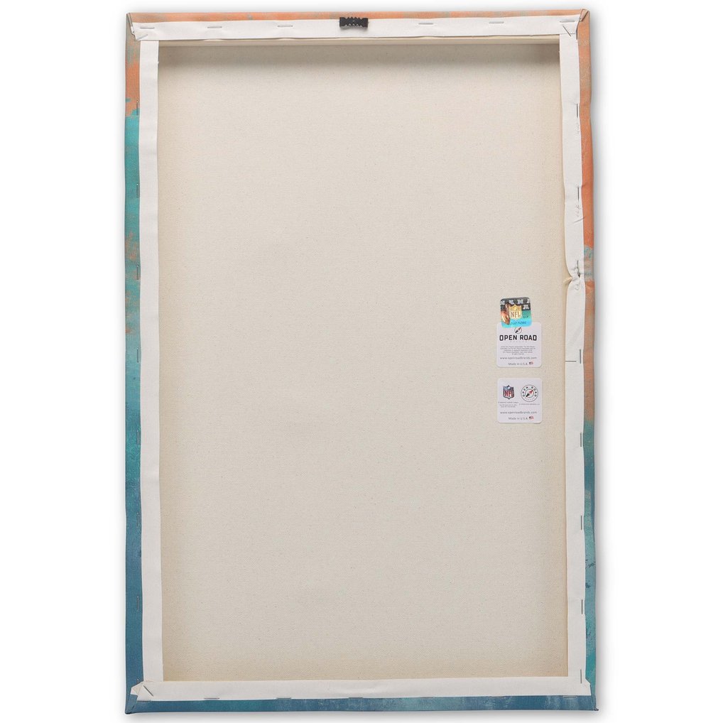 Miami Dolphins 15" x 23" Graffiti Canvas Wall Art