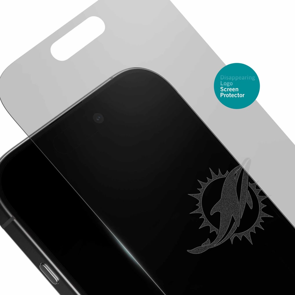 Miami Dolphins Clear iPhone Screen Protector