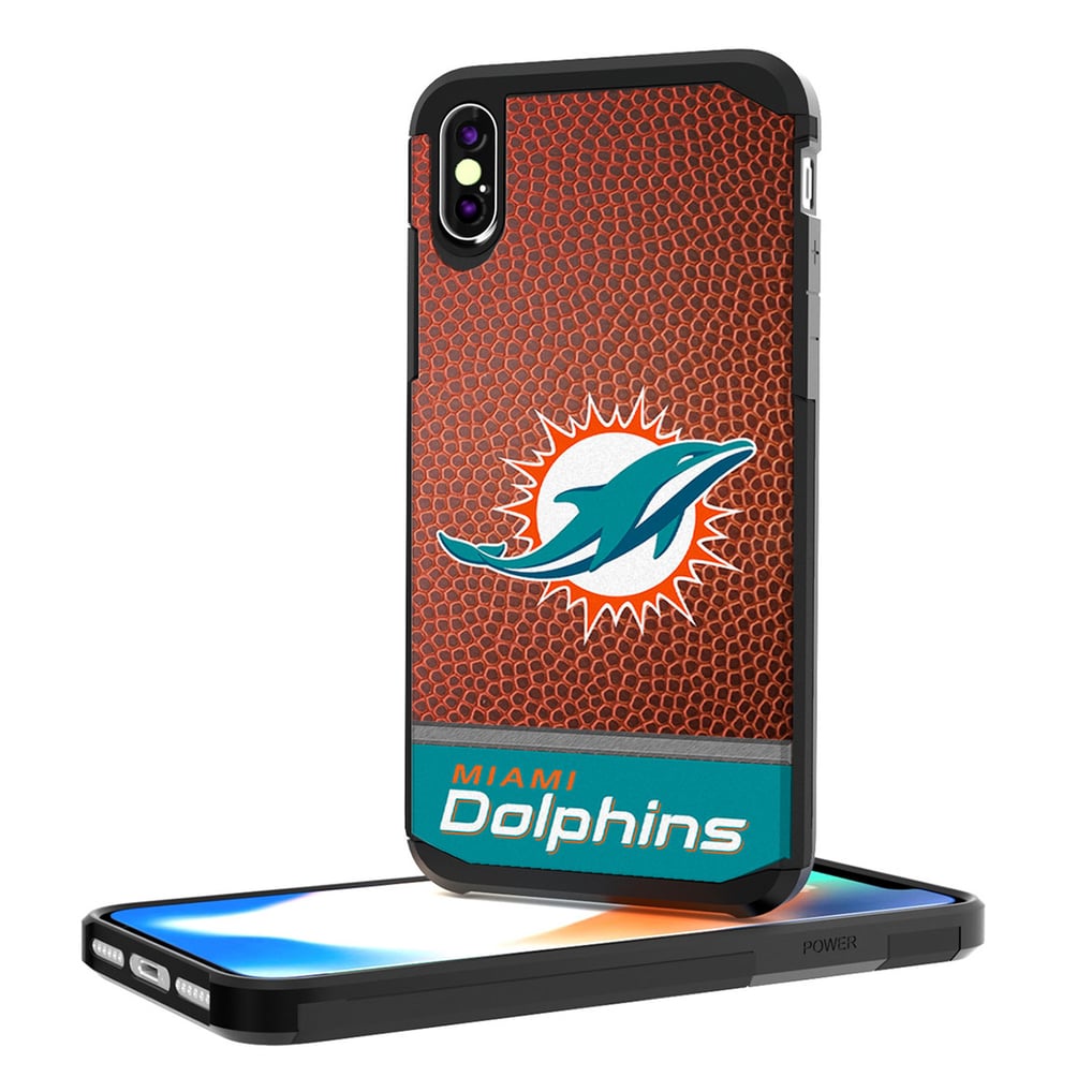 Miami Dolphins iPhone Rugged Wordmark Design Case