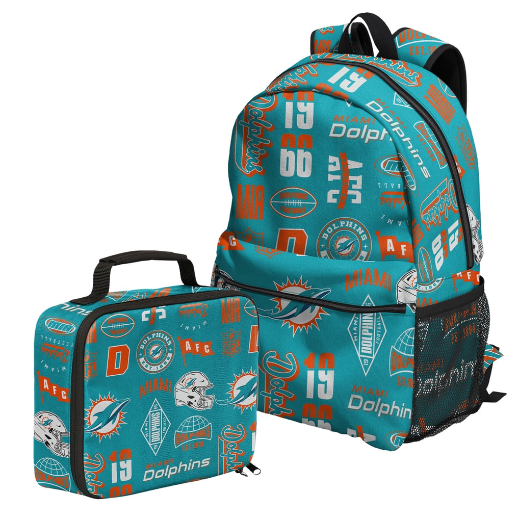 Miami Dolphins Outerstuff Backpack and Lunchbox Set
