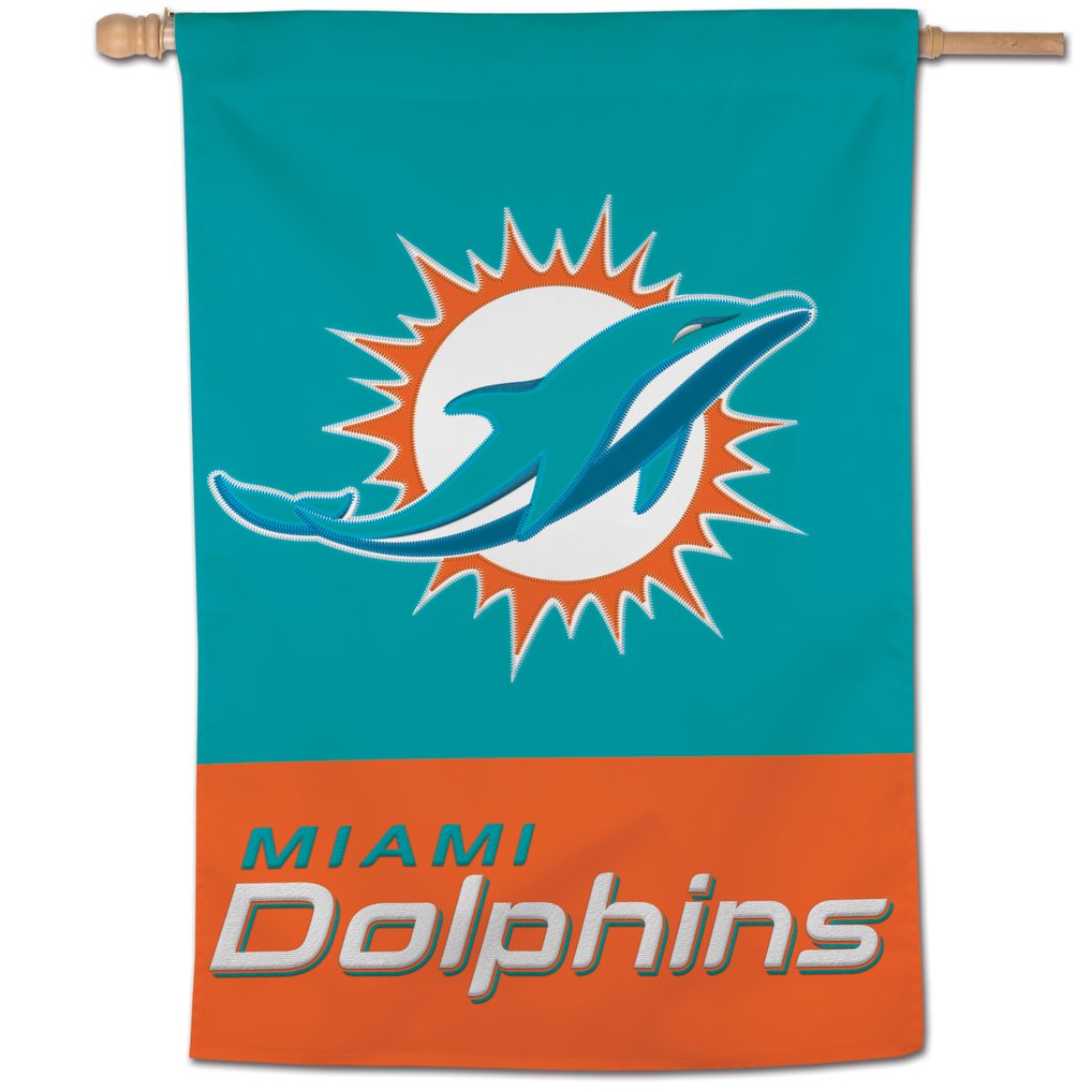 Miami Dolphins WinCraft 28" x 40" Applique Vertical Banner