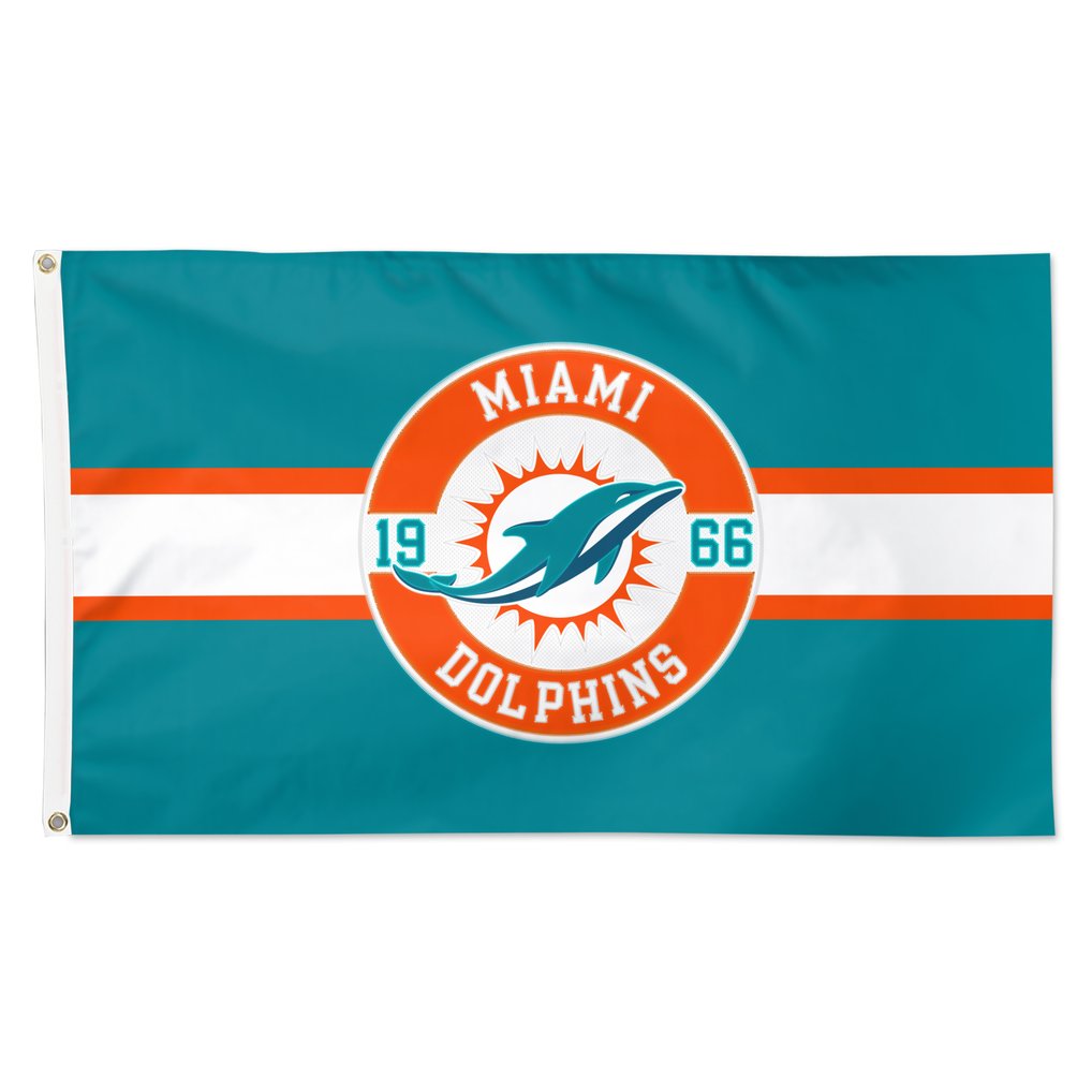 Miami Dolphins WinCraft 3' x 5' Applique Flag