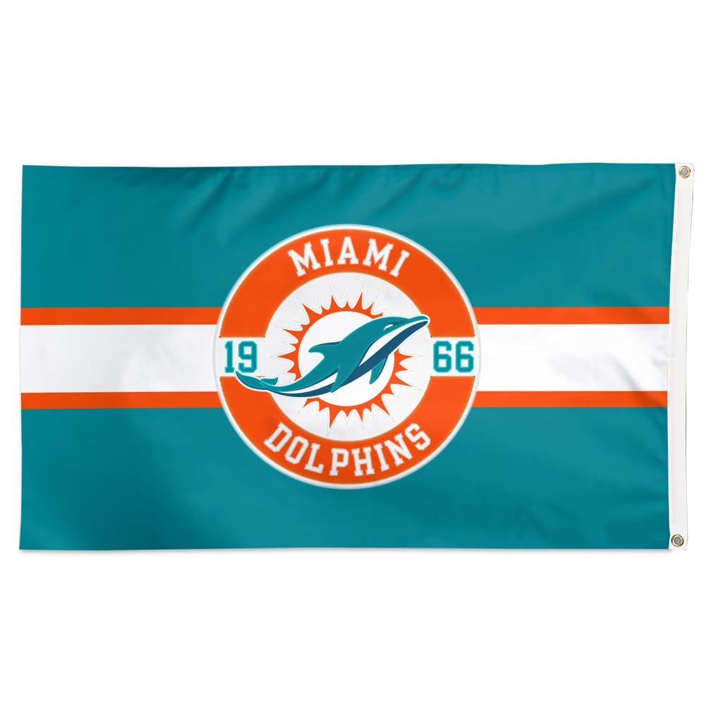 Miami Dolphins WinCraft 3' x 5' Applique Flag