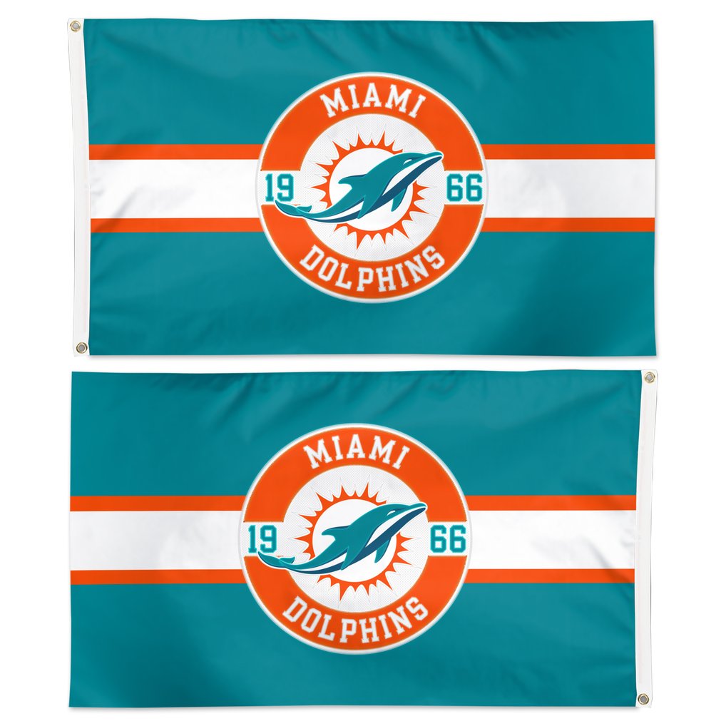 Miami Dolphins WinCraft 3' x 5' Applique Flag