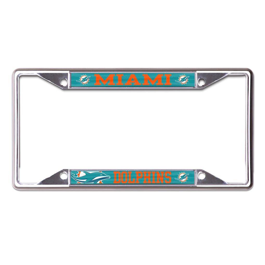 Miami Dolphins WinCraft Metal License Plate Frame