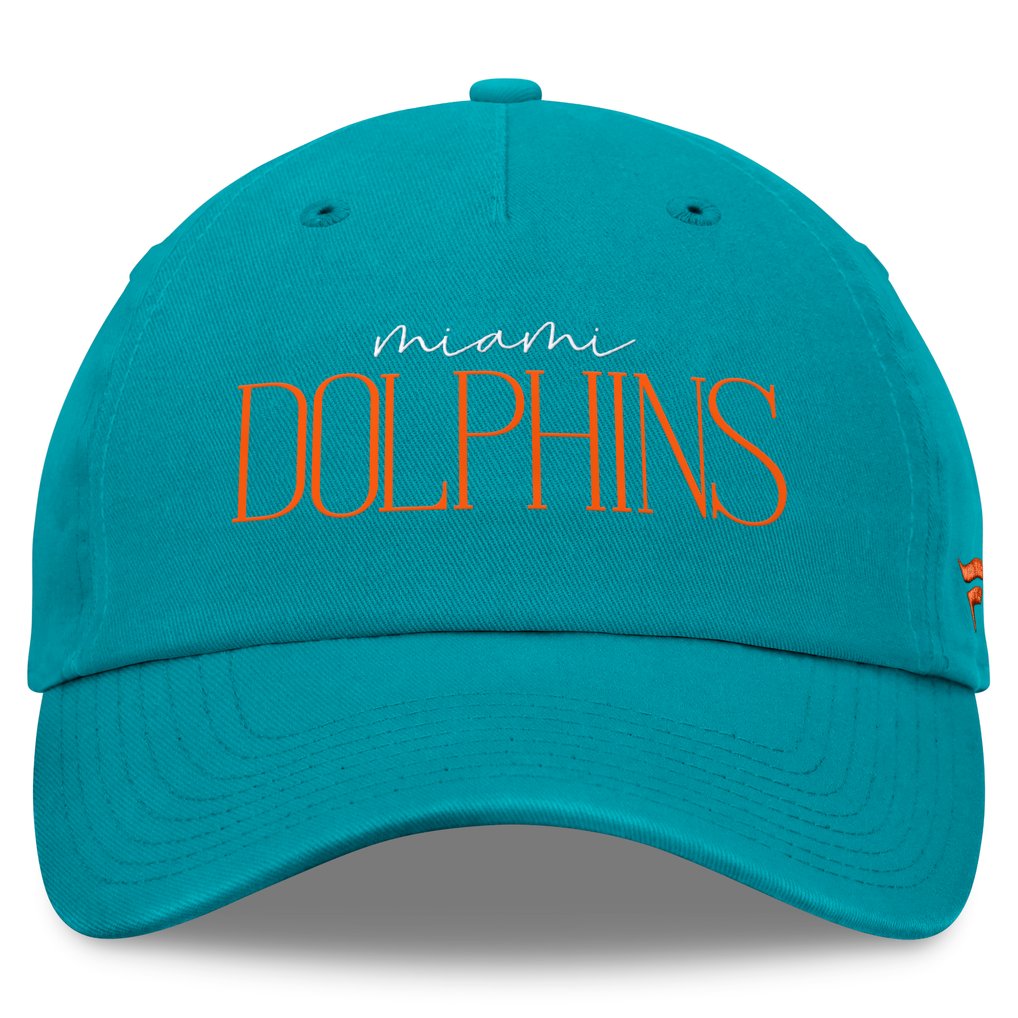 Miami Dolphins Fanatics Women's Review Unstructured Adjustable Hat - Aqua