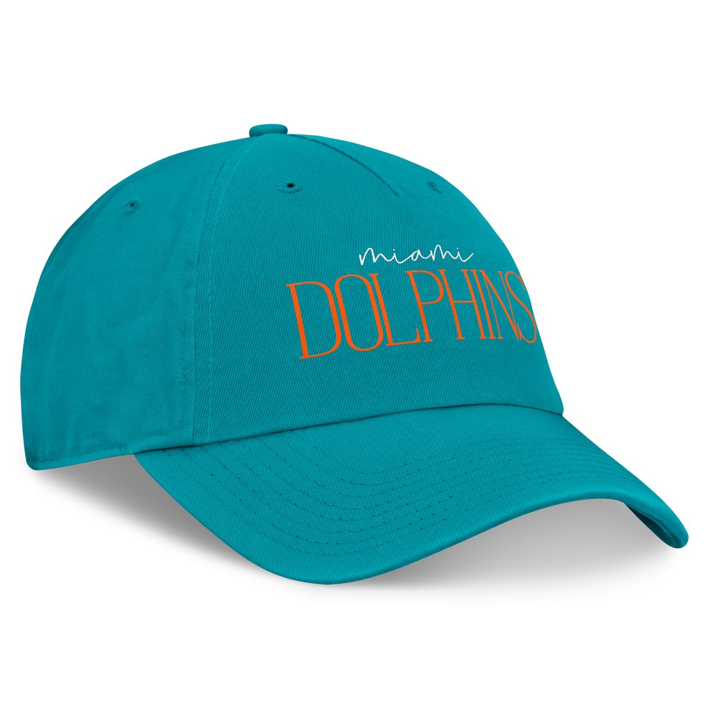 Miami Dolphins Fanatics Women's Review Unstructured Adjustable Hat - Aqua