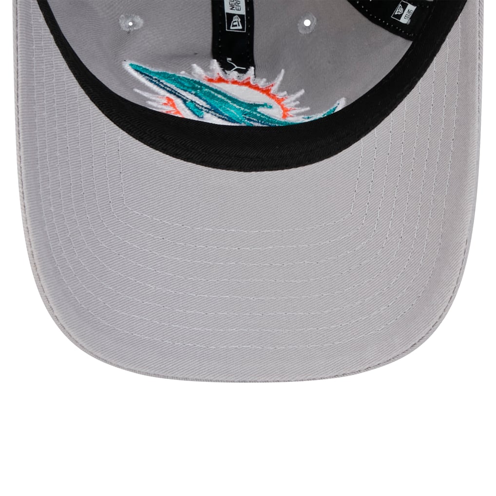 Miami Dolphins New Era Women's Main 9TWENTY Adjustable Hat - Gray