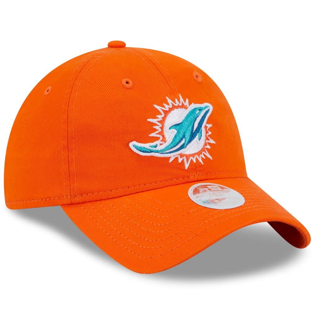  Miami Dolphins New Era Women's  Main Core Classic 2.0 9TWENTY Adjustable Hat - Orange