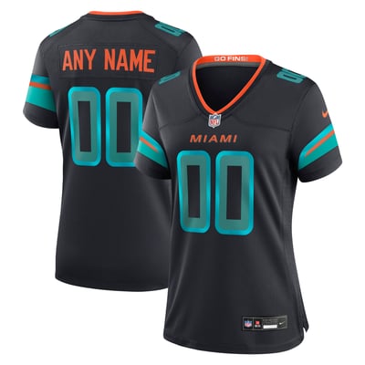  Miami Dolphins Nike Women's Rivalries Collection Custom Game Jersey - Navy