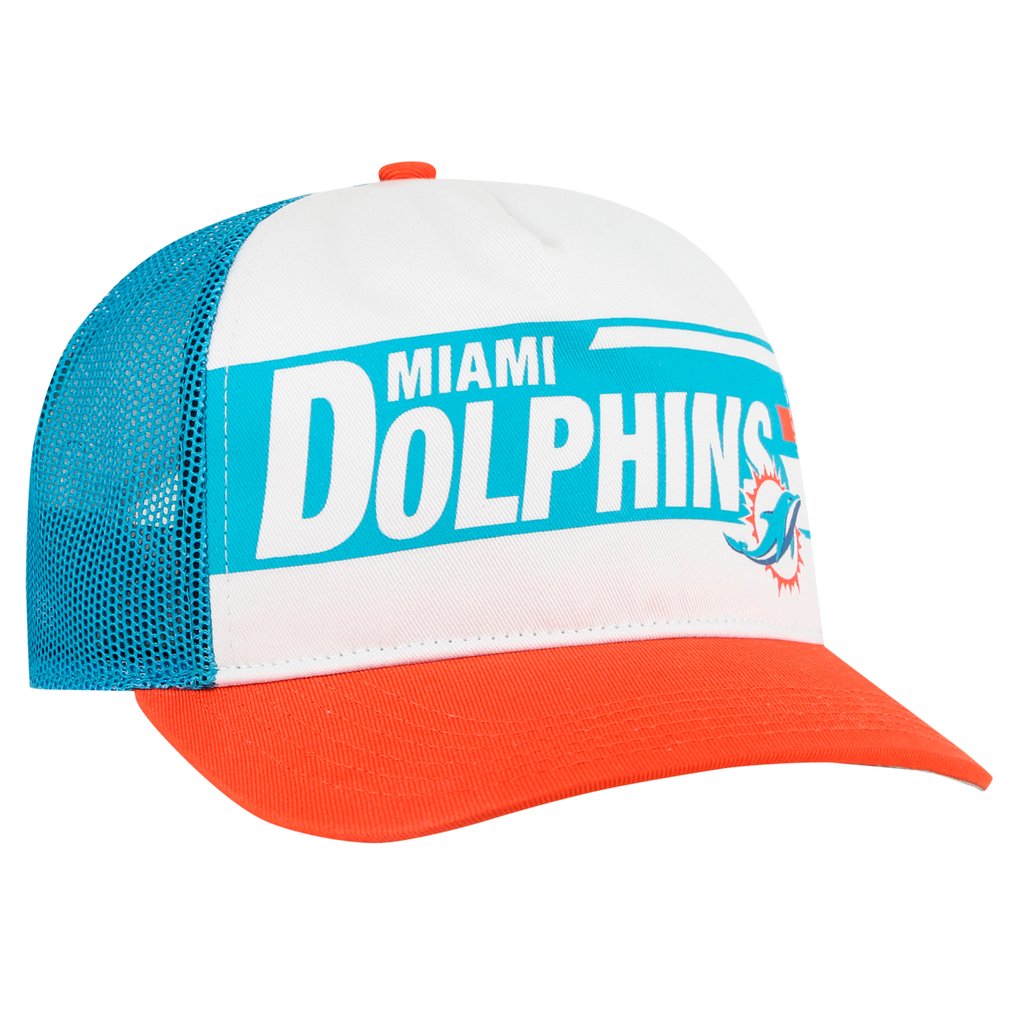 Miami Dolphins '47 Youth Trucker Adjustable Hat - White/Orange