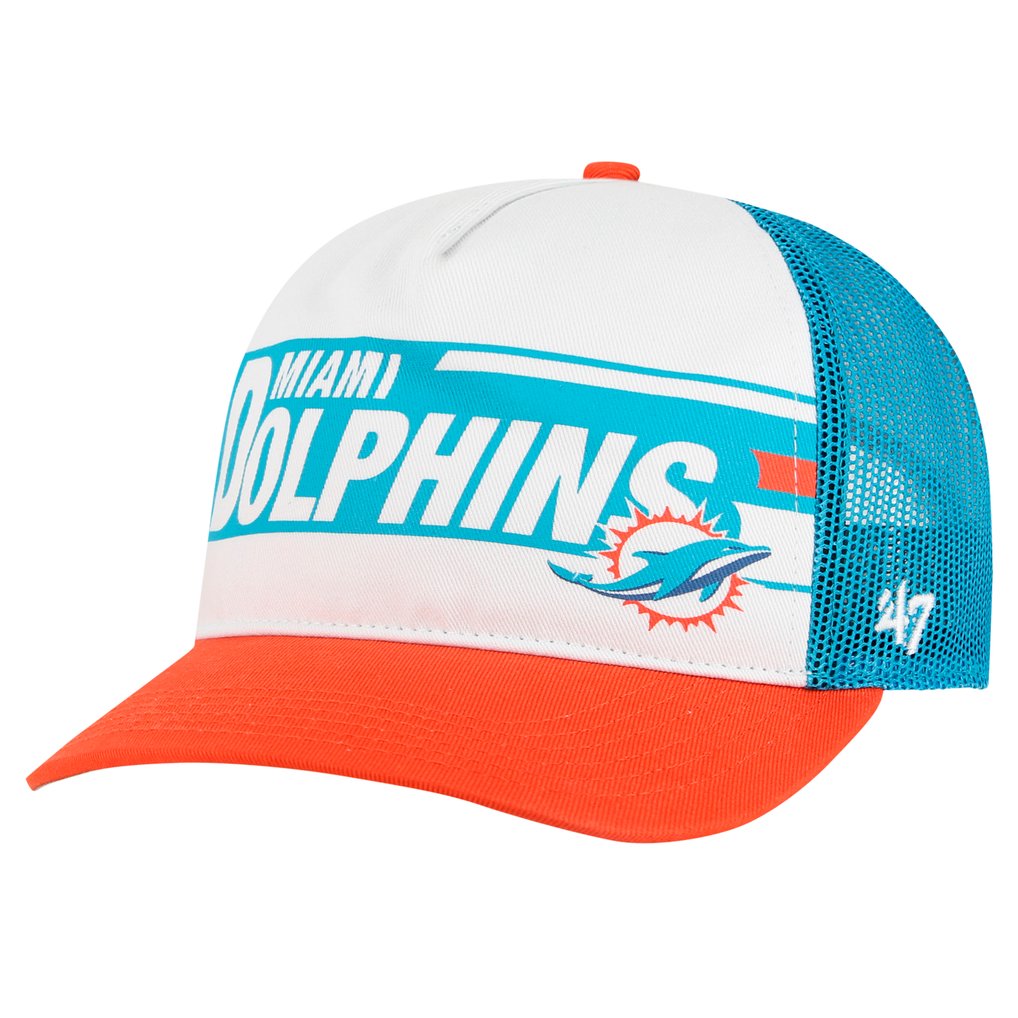  Miami Dolphins '47 Youth Trucker Adjustable Hat - White/Orange