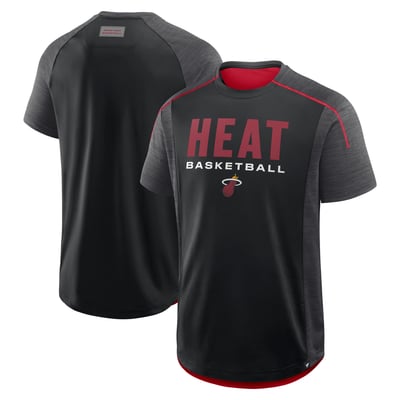 Miami Heat Fanatics Inbound Pass Play Practice T-Shirt - Black