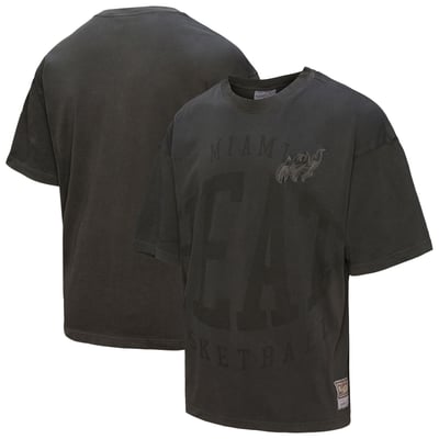  Miami Heat Mitchell & Ness Downtown Collection Premium T-Shirt - Black
