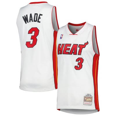 Dwyane Wade Miami Heat Mitchell & Ness 2005/06 Hardwood Classics Swingman Jersey - White