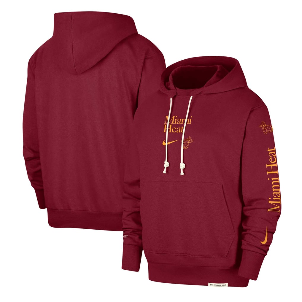 Miami Heat Nike Authentic Performance Pullover Hoodie - Red