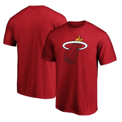  Miami Heat Primary Logo T-Shirt - Red
