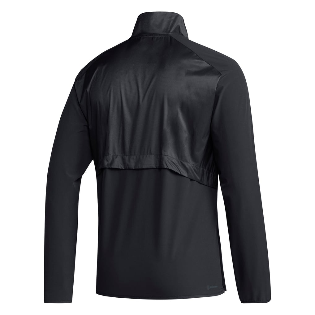  Miami Hurricanes adidas Woven Quarter-Zip Pullover Top - Black