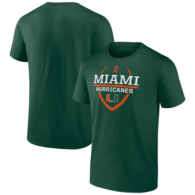 Miami Hurricanes Football Fan T-Shirt - Green