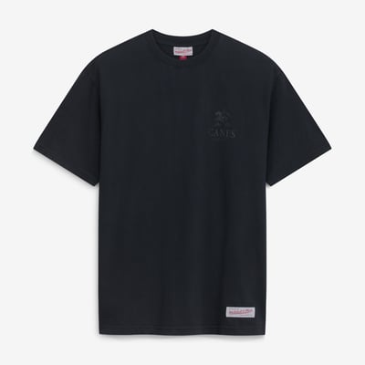 Miami Hurricanes Mitchell & Ness Monochrome Icon T-Shirt - Black