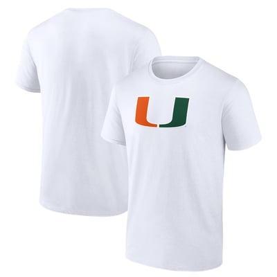 Miami Hurricanes Logo T-Shirt - White