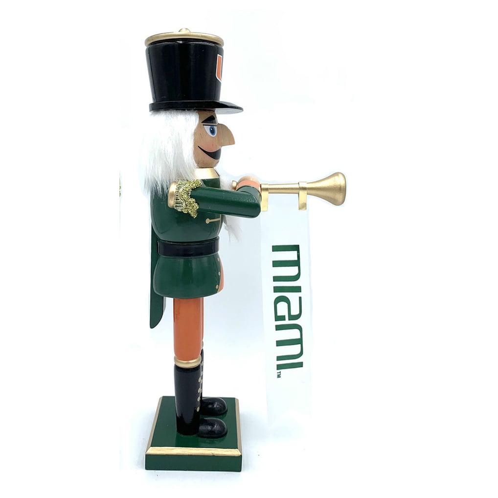 Miami Hurricanes 14" Bugler Nutcracker