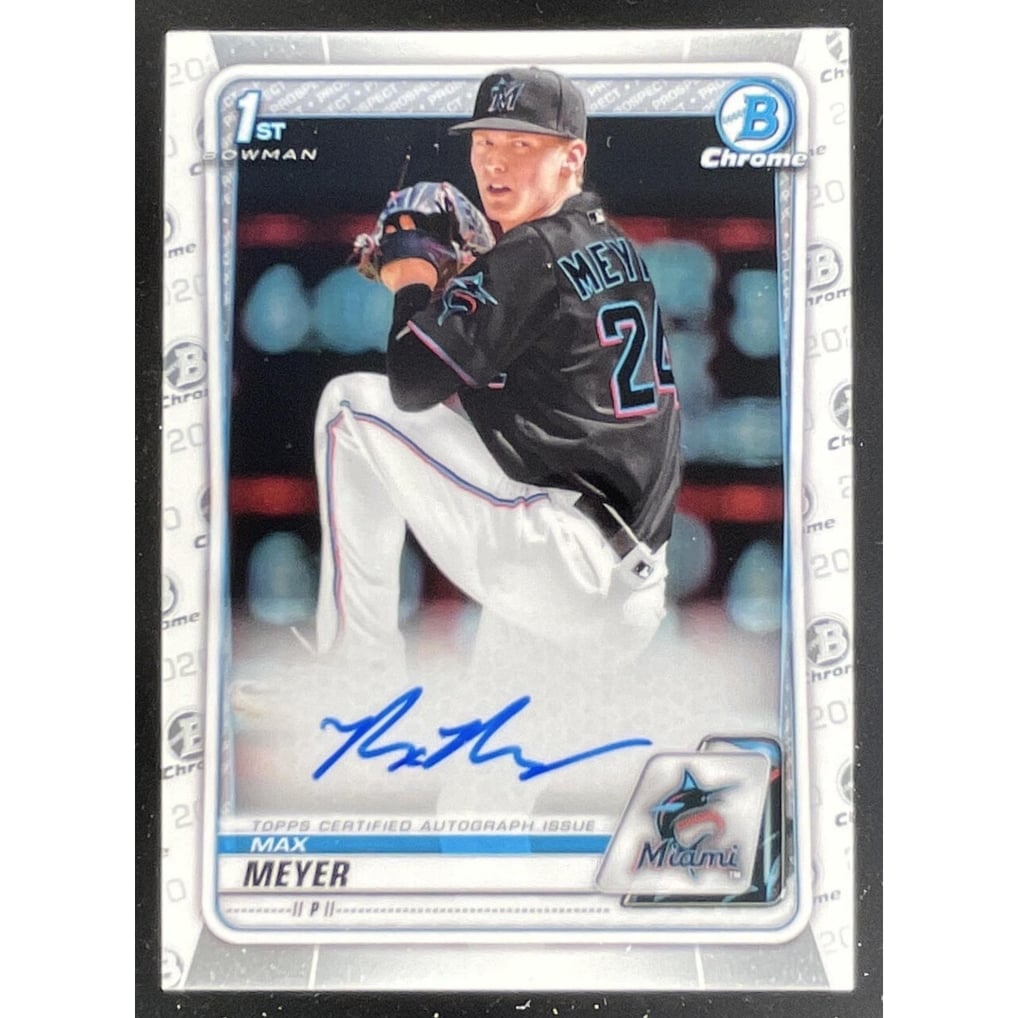 2020 Bowman Draft Chrome Pick Autographs #CDA-MM Max Meyer Auto
