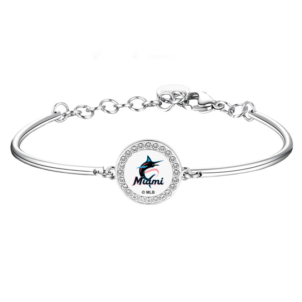Miami Marlins Brosway Team Bracelet - Silver