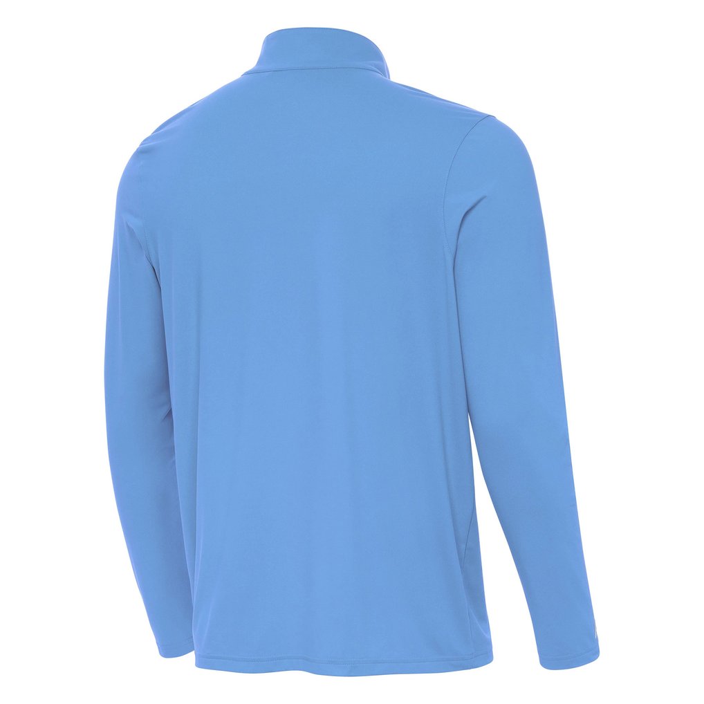  Miami Marlins Antigua Intent Quarter-Zip Top - Powder Blue