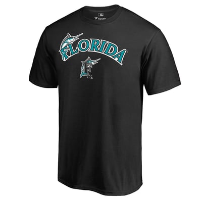 Miami Marlins Cooperstown Collection Wahconah T-Shirt - Black