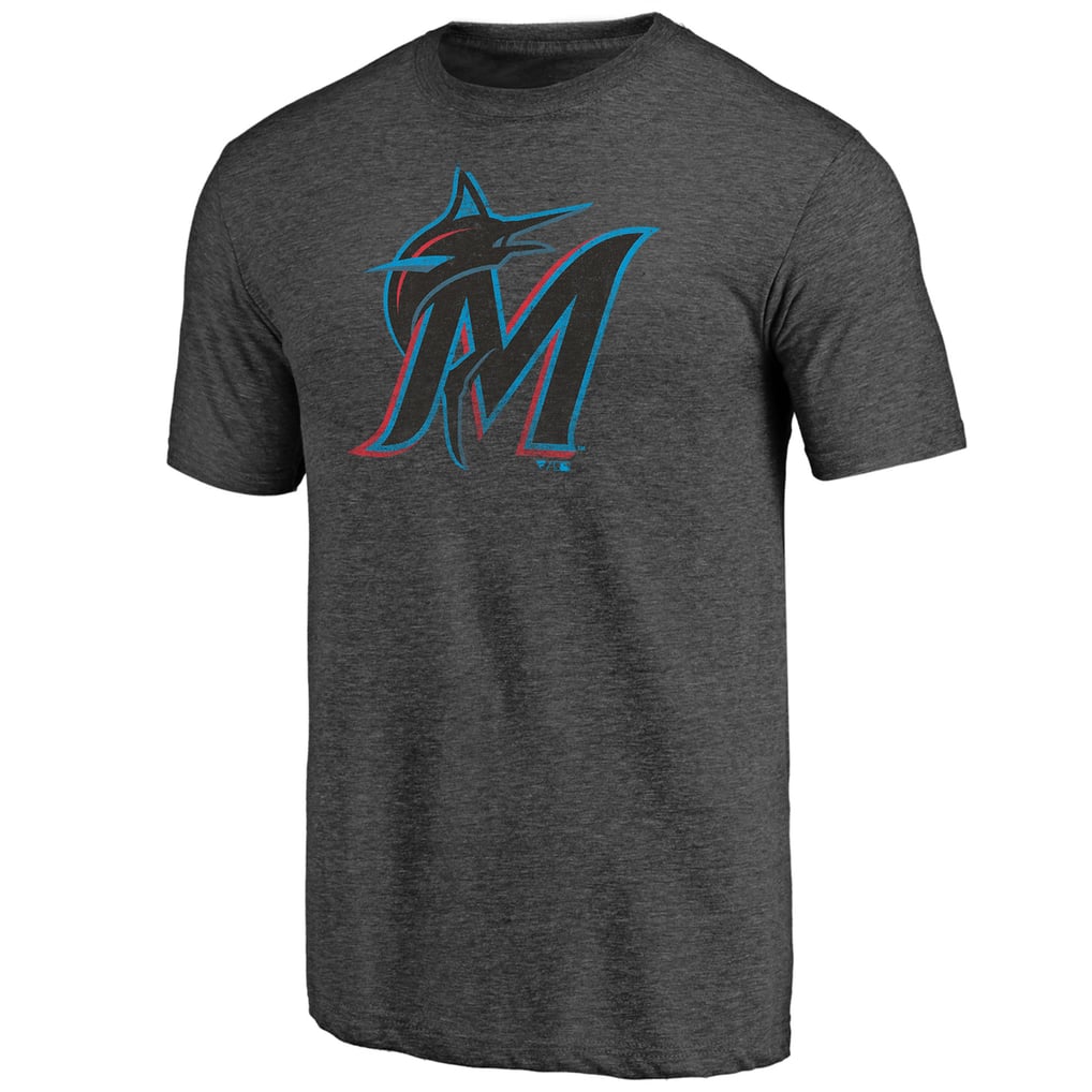 Miami Marlins Father's Day Greatest Dad Tri-Blend T-Shirt - Black