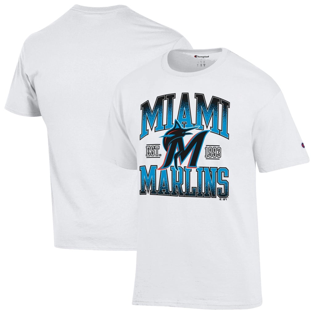 Miami Marlins Champion Team Name T-Shirt - White