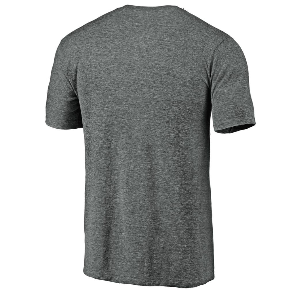 Miami Marlins Weathered Official Logo Tri-Blend T-Shirt - Heather Gray