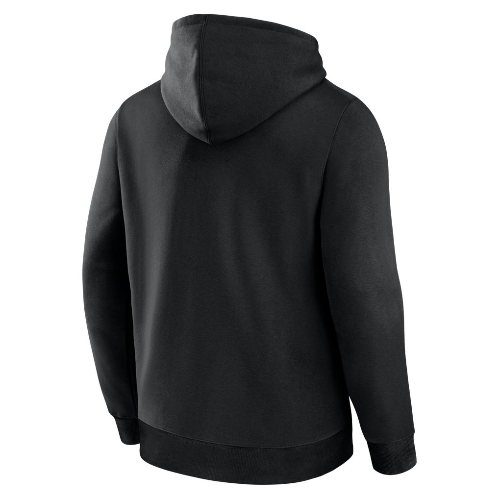 Miami Marlins Logo Athletic Wordmark Hoodie - Black