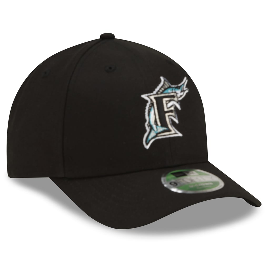  Florida Marlins New Era  Player Replica 9FORTY M-Crown Adjustable Hat - Black